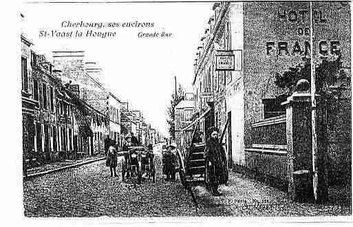 Ville de SAINTVAASTLAHOUGUE Carte postale ancienne