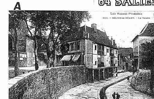 Ville de SALIESDEBEARN Carte postale ancienne