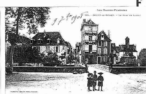 Ville de SALIESDEBEARN Carte postale ancienne