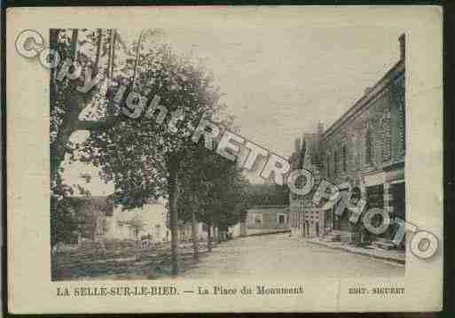 Ville de SELLESURLEBIED(LA) Carte postale ancienne