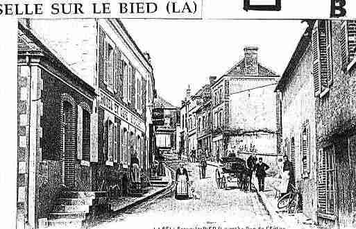 Ville de SELLESURLEBIED(LA) Carte postale ancienne