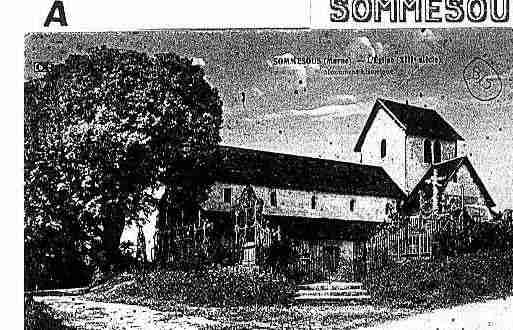 Ville de SOMMESOUS Carte postale ancienne