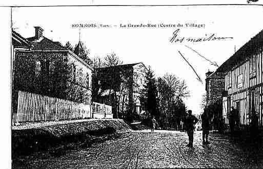 Ville de SOMSOIS Carte postale ancienne