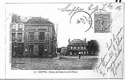 Ville de SUIPPES Carte postale ancienne