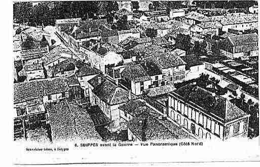 Ville de SUIPPES Carte postale ancienne