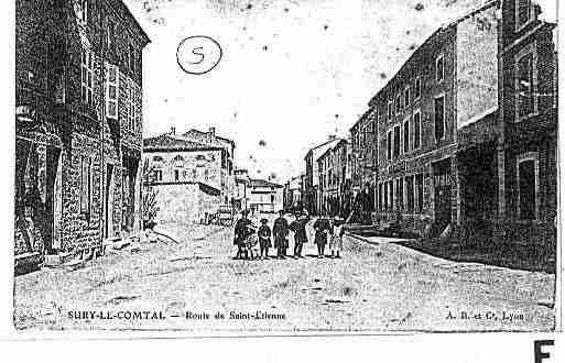 Ville de SURYLECOMTAL Carte postale ancienne