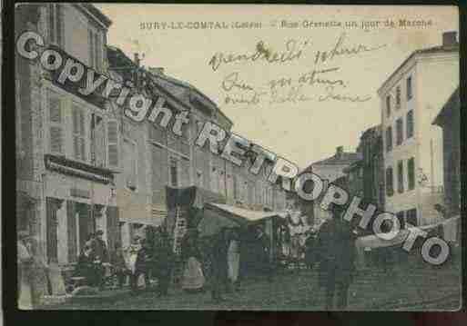 Ville de SURYLECOMTAL Carte postale ancienne