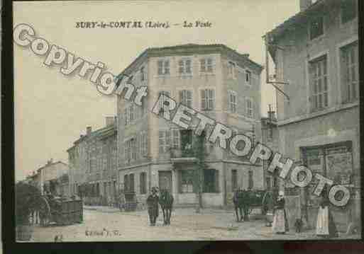 Ville de SURYLECOMTAL Carte postale ancienne