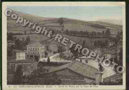 Ville de TERRASSESURDORLAY(LA) Carte postale ancienne