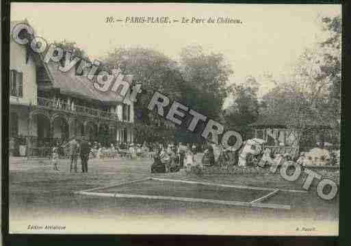 Ville de TOUQUETPARISPLAGE(LE) Carte postale ancienne