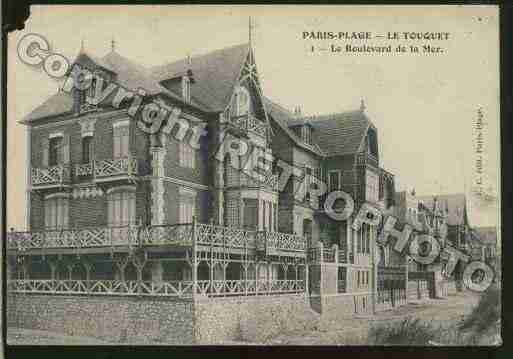 Ville de TOUQUETPARISPLAGE(LE) Carte postale ancienne