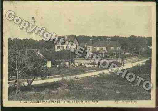 Ville de TOUQUETPARISPLAGE(LE) Carte postale ancienne