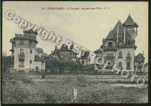 Ville de TOUQUETPARISPLAGE(LE) Carte postale ancienne