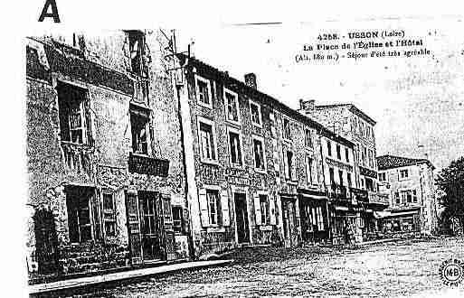 Ville de USSONENFOREZ Carte postale ancienne