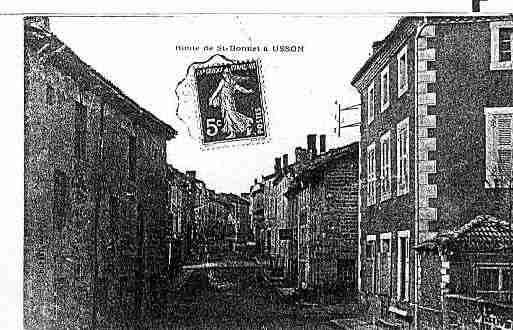 Ville de USSONENFOREZ Carte postale ancienne