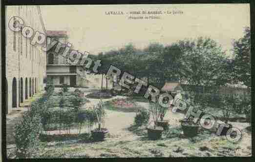 Ville de VALLA(LA) Carte postale ancienne