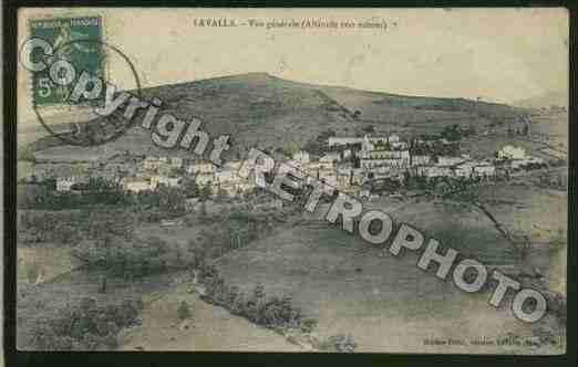 Ville de VALLA(LA) Carte postale ancienne