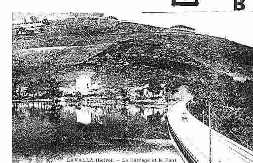 Ville de VALLA(LA) Carte postale ancienne