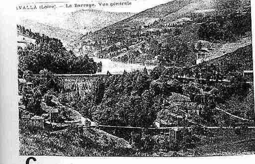 Ville de VALLA(LA) Carte postale ancienne