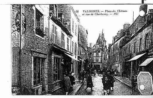 Ville de VALOGNES Carte postale ancienne