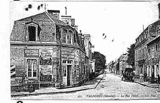 Ville de VALOGNES Carte postale ancienne