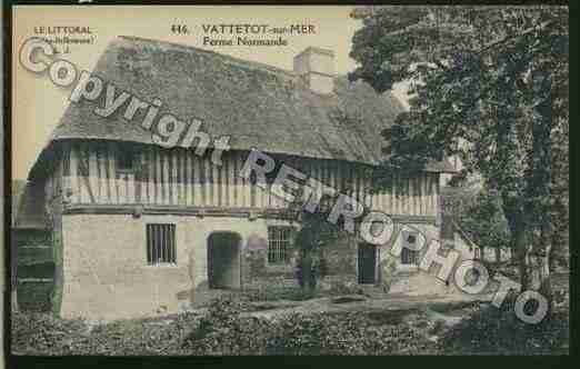 Ville de VATTETOTSURMER Carte postale ancienne