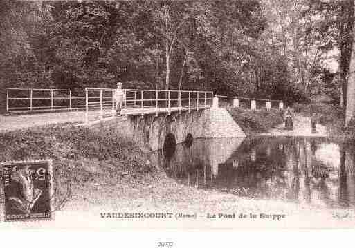 Ville de VAUDESINCOURT Carte postale ancienne