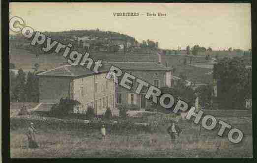 Ville de VERRIERESENFOREZ Carte postale ancienne