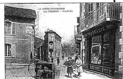 Ville de VILLEFORT Carte postale ancienne