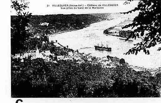 Ville de VILLEQUIER Carte postale ancienne