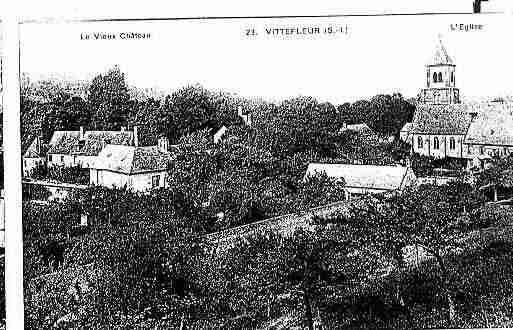 Ville de VITTEFLEUR Carte postale ancienne