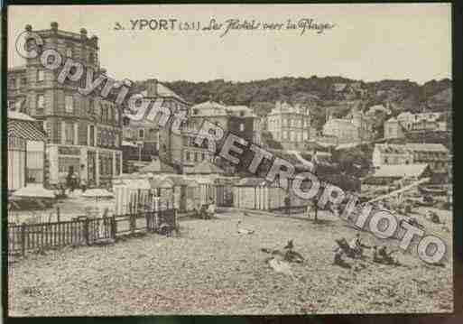 Ville de YPORT Carte postale ancienne