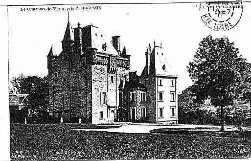 Ville de YSSINGEAUX Carte postale ancienne