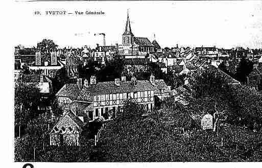 Ville de YVETOT Carte postale ancienne