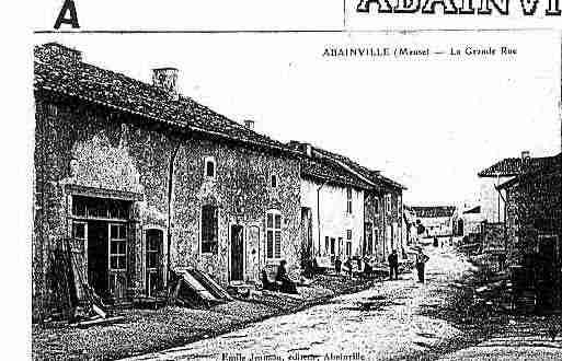 Ville de ABAINVILLE Carte postale ancienne