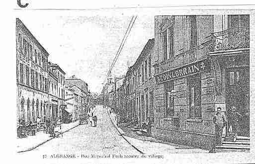 Ville de ALGRANGE Carte postale ancienne