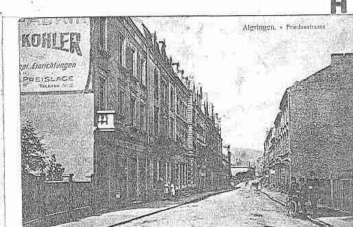 Ville de ALGRANGE Carte postale ancienne