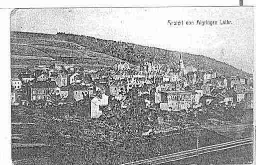 Ville de ALGRANGE Carte postale ancienne