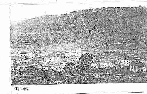 Ville de ALGRANGE Carte postale ancienne