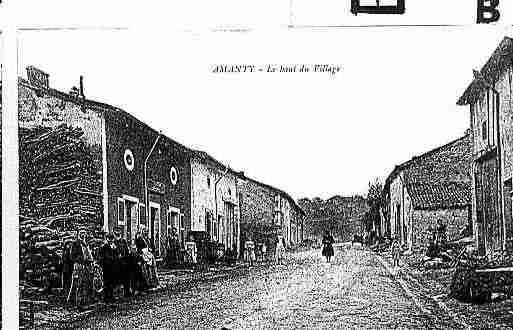 Ville de AMANTY Carte postale ancienne