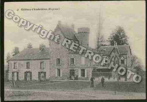 Ville de AMBRIERESLESVALLEES Carte postale ancienne