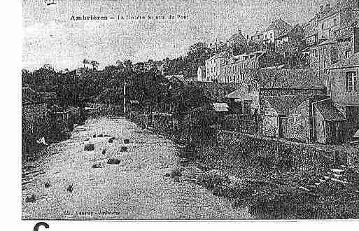 Ville de AMBRIERESLESVALLEES Carte postale ancienne