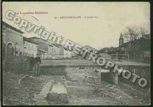 Ville de AMENONCOURT Carte postale ancienne