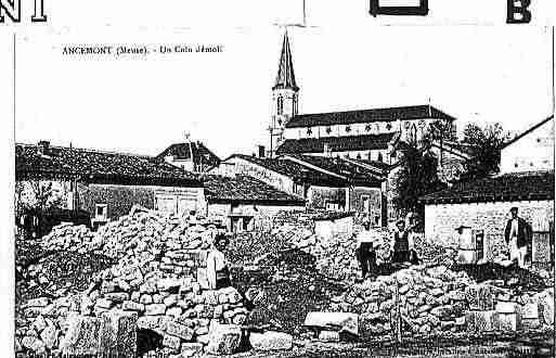 Ville de ANCEMONT Carte postale ancienne