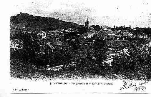 Ville de ANDELOTBLANCHEVILLE Carte postale ancienne