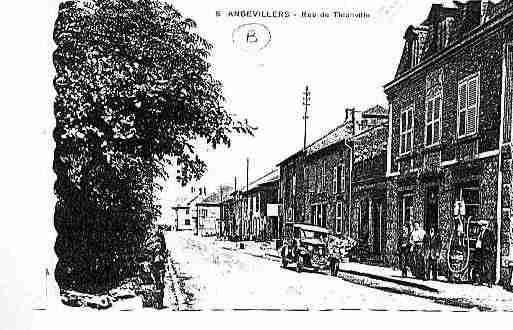 Ville de ANGEVILLERS Carte postale ancienne