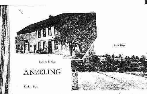 Ville de ANZELING Carte postale ancienne