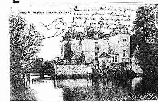 Ville de ARQUENAY Carte postale ancienne