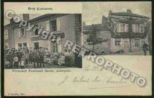 Ville de ARRY Carte postale ancienne