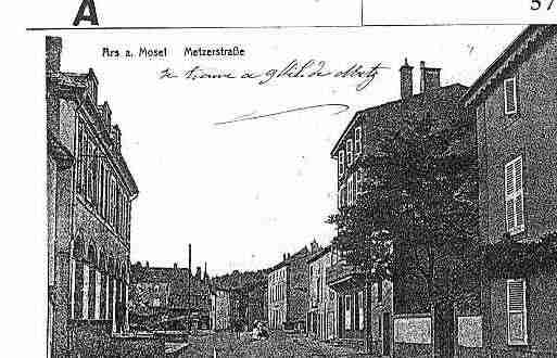 Ville de ARSSURMOSELLE Carte postale ancienne